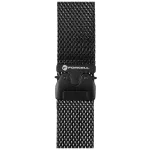 Forcell F-Design FA11 szíj acél csattal Apple Watch (38/40/41 mm) készülékhez fekete