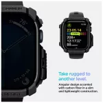 SPIGEN RUGGED ARMOR Apple Watch 10/11 (42 MM) készülékhez tok, matt fekete