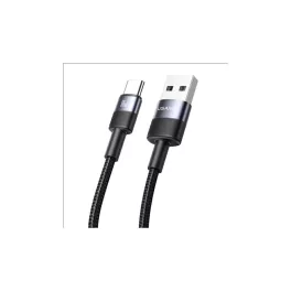   USAMS USB-A to USB-C adatkábel 3A 1,2m alumínium ötvözet SY Series SJ718USB01 (US-SJ718)