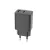 Setty 30W PD/QC USB-A és USB-C fali töltő + 1 m USB-C kábel RLSK-AC-01 fekete