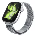 SPIGEN WBM4 Apple Watch szíj 8/9/10/11/SE (40/41/42 mm) készülékhez ezüst