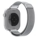 SPIGEN WBM4 Apple Watch szíj 8/9/10/11/SE (40/41/42 mm) készülékhez ezüst