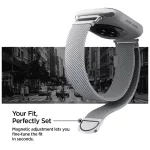 SPIGEN WBM4 Apple Watch szíj 8/9/10/11/SE (40/41/42 mm) készülékhez ezüst