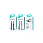 USAMS USB-C–Lightning kábel 30W 1,2 m gyors töltés acél/patinázott SJ662USB01 (US-SJ662)