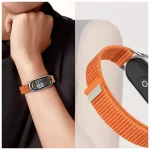 TECH-PROTECT NYLON STRIPE Xiaomi okos karkötő 8 / 9 / 10 / NFC fekete/narancs
