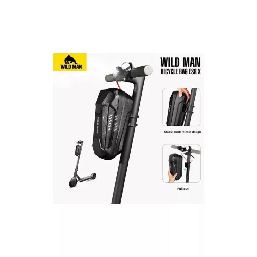 WILDMAN Scooter tok/tartó ES8XMax készülékhez váztáska fekete