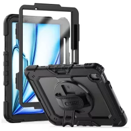   TECH-PROTECT SOLID360 védőtok iPad Air 11” készülékhez (6/7, 2024-2025) fekete