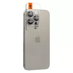 Kameravédő SPIGEN OPTIK PRO GLAS.TR „EZ FIT” Kameravédő 2-PACK iPhone 14 Pro / Max / 15 Pro / Max / 16 Pro / Max / 17 Pro / Max készülékhez természetes titán