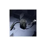 USAMS Behúzható U1 2 az 1-ben kábel 1m (lightning/microUSB) SJ192USB01 (US-SJ192) fekete