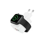 T-PHOX T-PP20 3IN1 GaN falitöltő iWatch készülékhez fehér