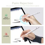 TECH-PROTECT digitális mágneses stylus toll "3" iPad készülékhez fehér