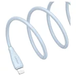 USAMS Green Series SJ717 30W USB-C–Lightning kábel 1 m fehér