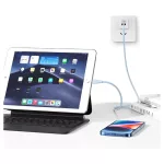 USAMS Green Series SJ717 30W USB-C–Lightning kábel 1 m fehér