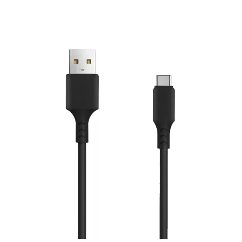 Setty USB-USB-C kábel 1,0 m 3A fekete