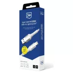 3MK Hyper Cable N-SERIES USB-A to Lightning kábel 2m 5V/2.4A 12W fehér