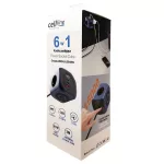 Cellline Dugólapkocka 6in1 2500W USB/2xUSB-C 65W kék