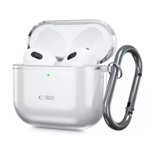 Tech-Protect FlexAir tok Apple AirPods 4 készülékhez Átlátszó