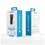 Forever CC-03 autós töltő 2× USB 3,6A fekete