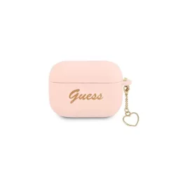   CG MOBILE GUESS CHARMS HEART szilikon tok (telefondísz) RÓZSASZÍN Apple AirPods Pro (GUAPLSCHSP)