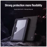Nillkin Bumper PRO védőállványos, többszögű tok Samsung Galaxy Tab S9/S10 FE készülékhez fekete