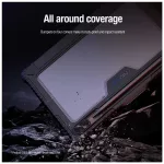 Nillkin Bumper PRO védőállványos, többszögű tok Samsung Galaxy Tab S9/S10 FE készülékhez fekete