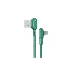 USAMS U57 ferde kábel MicroUSB 1.2m 2A SJ458USB02 (US-SJ458) zöld