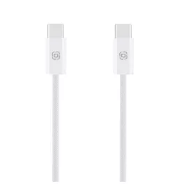 OBAL:ME Super Fast USB-C/USB-C fonott kábel 100W 1m fehér