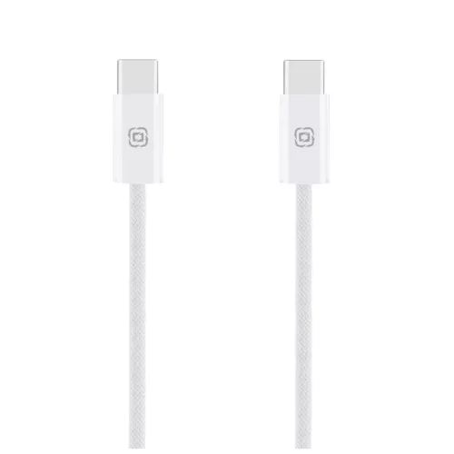 OBAL:ME Super Fast USB-C/USB-C fonott kábel 100W 1m fehér