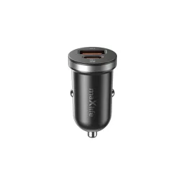   Maxlife MXCC-05 PD QC 35W autós töltő 1× USB-C, 1× USB, fekete