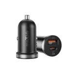 Maxlife MXCC-05 PD QC 35W autós töltő 1× USB-C, 1× USB, fekete