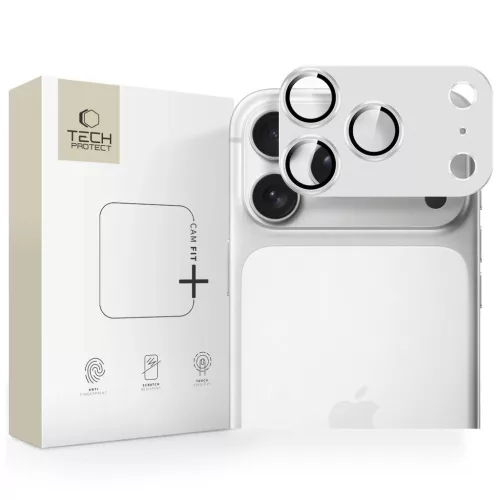 TECH-PROTECT CAMFULL FIT+ iPHONE 17 PRO MAX készülékhez kameravédő ezüst