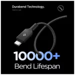 SPIGEN EB24015CC ESSENTIAL TYPE-C kábel 240W 150CM fekete
