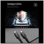 SPIGEN EB24015CC ESSENTIAL TYPE-C kábel 240W 150CM fekete