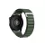 Samsung Galaxy Watch készülékhez Forcell F-Design FS05 22 mm-es poliészterszálas csatos szíj, zöld