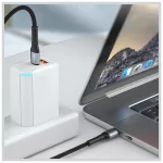 Kábel 3MK Hyper Cable N-SERIES USB-C to USB-C 1m 20V/5A 100W fekete