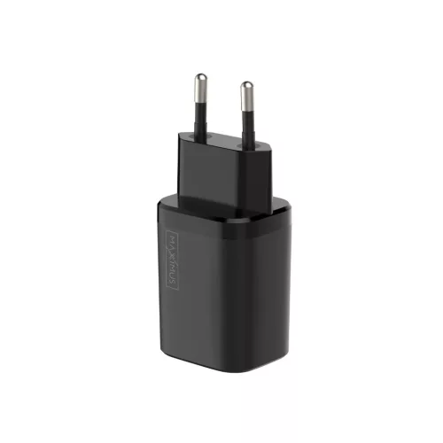 MX Carbon fali töltő 30W PD+QC USB-A+C fekete