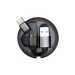 Richmond&Finch összegömbölyíthető USB-C/MicroUSB kábel moro/camo CWTYPE-207