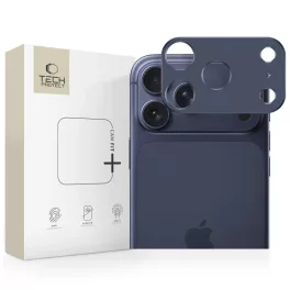   Tech-Protect Camalloy Fit+ iPhone 17 Pro Max készülékhez kamera lencsevédő mélykék