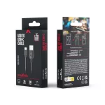 Maxlife USB – USB-C kábel 1,0 m 2A fekete