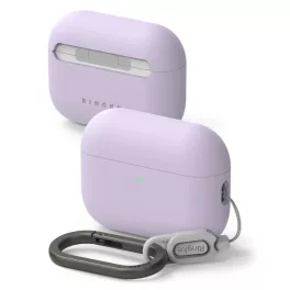   Ringke Silicone Apple AirPods Pro 3 készülékhez tok világos lila
