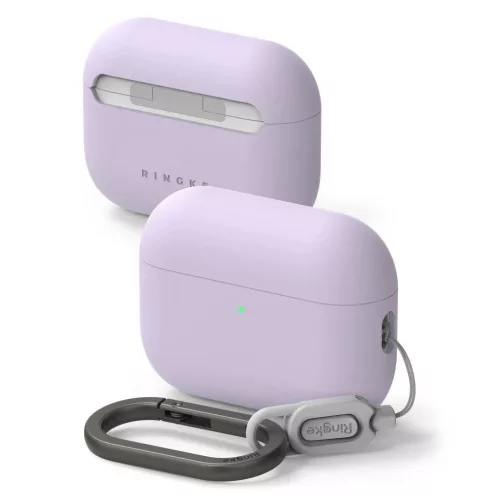 Ringke Silicone Apple AirPods Pro 3 készülékhez tok világos lila