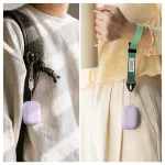 Ringke Silicone Apple AirPods Pro 3 készülékhez tok világos lila