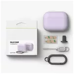 Ringke Silicone Apple AirPods Pro 3 készülékhez tok világos lila