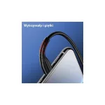 USAMS U35 Lightning kábel 2A Gyors töltés 1m SJ364USB01 (US-SJ364) fekete