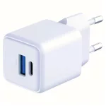 Fali töltő 3MK Hyper GaN Charger 20W 1xUSB-A 1xUSB-C PD QC4+ fehér
