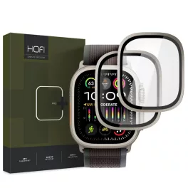   Edzett üveg HOFI GLASS RING 2-PACK Apple Watch Ultra 1 / 2 (49 mm) Titanium készülékhez