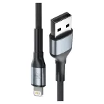 3MK Hyper Cable N-SERIES USB-A to Lightning kábel 1m 5V/2.4A 12W fekete