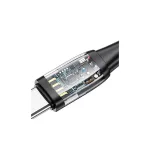 USAMS kábel U85 2xUSB-C/USB/Micro-USB/Lightning 6in1 1.2m 100W PD Fast Charge fekete SJ645USB01