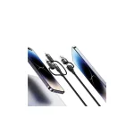 USAMS kábel U85 2xUSB-C/USB/Micro-USB/Lightning 6in1 1.2m 100W PD Fast Charge fekete SJ645USB01
