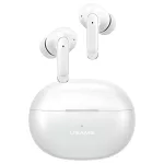 USAMS Bluetooth 5.3 vezeték nélküli fejhallgató TWSX-Don Series Dual mic ENC fehér/fehér BHUXD02